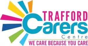 Trafford Carers Centre logo "We care because you do"